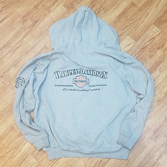 Harley-Davidson Other - Harley Davidson Zip Up Hoodie Milwaukee Wisconsin